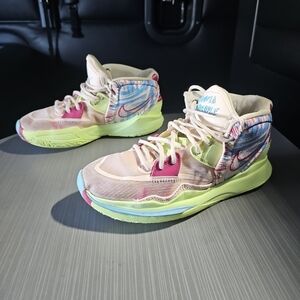 Size 6.5 (Youth) - Nike Kyrie Infinity 1 World 1 People Soft Pink- Fair PreOwned